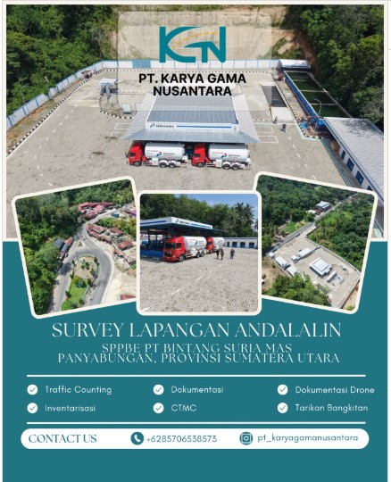 Survei Lapangan Analisis Dampak Lalu Lintas (ANDALALIN) SPPBE PT. Bintang Suria Mas